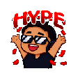 YungLatin hype sticker