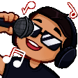 Singing sticker
